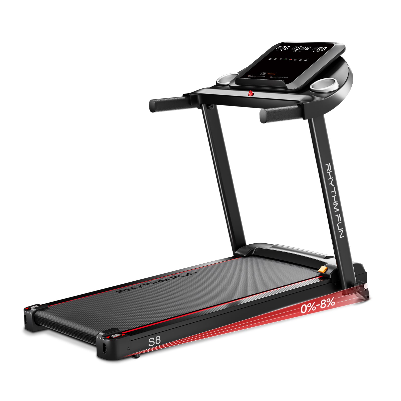 RHYTHM FUN S8 Treadmill with 8% Incline