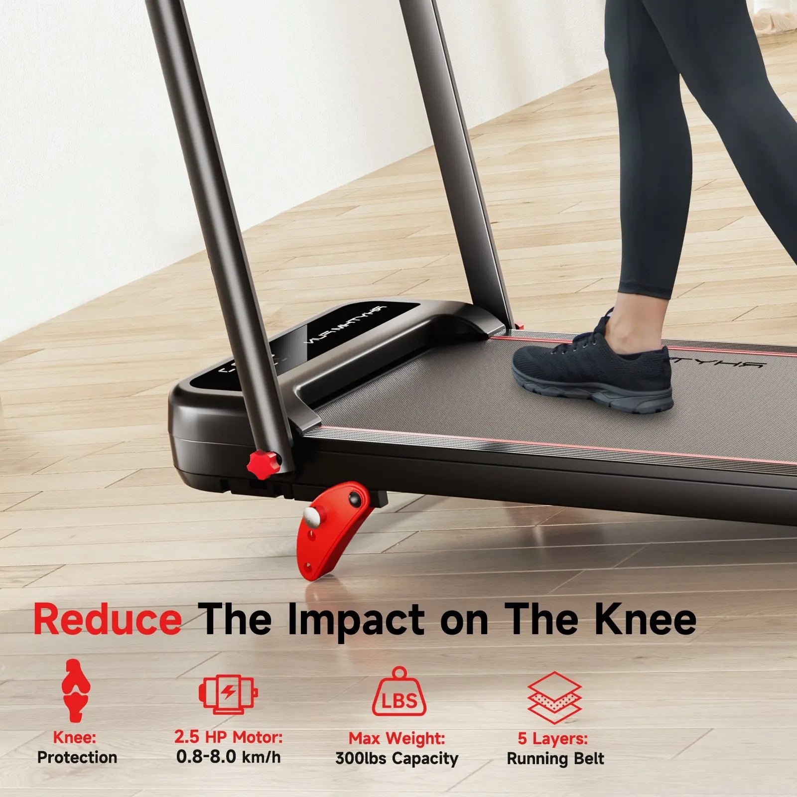RHYTHM FUN CP01 Foldable Treadmill with Incline RHYTHM FUN