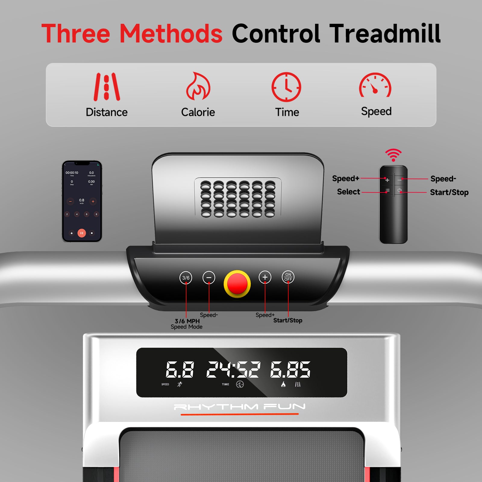 RHYTHM FUN C5 Foldable Treadmill