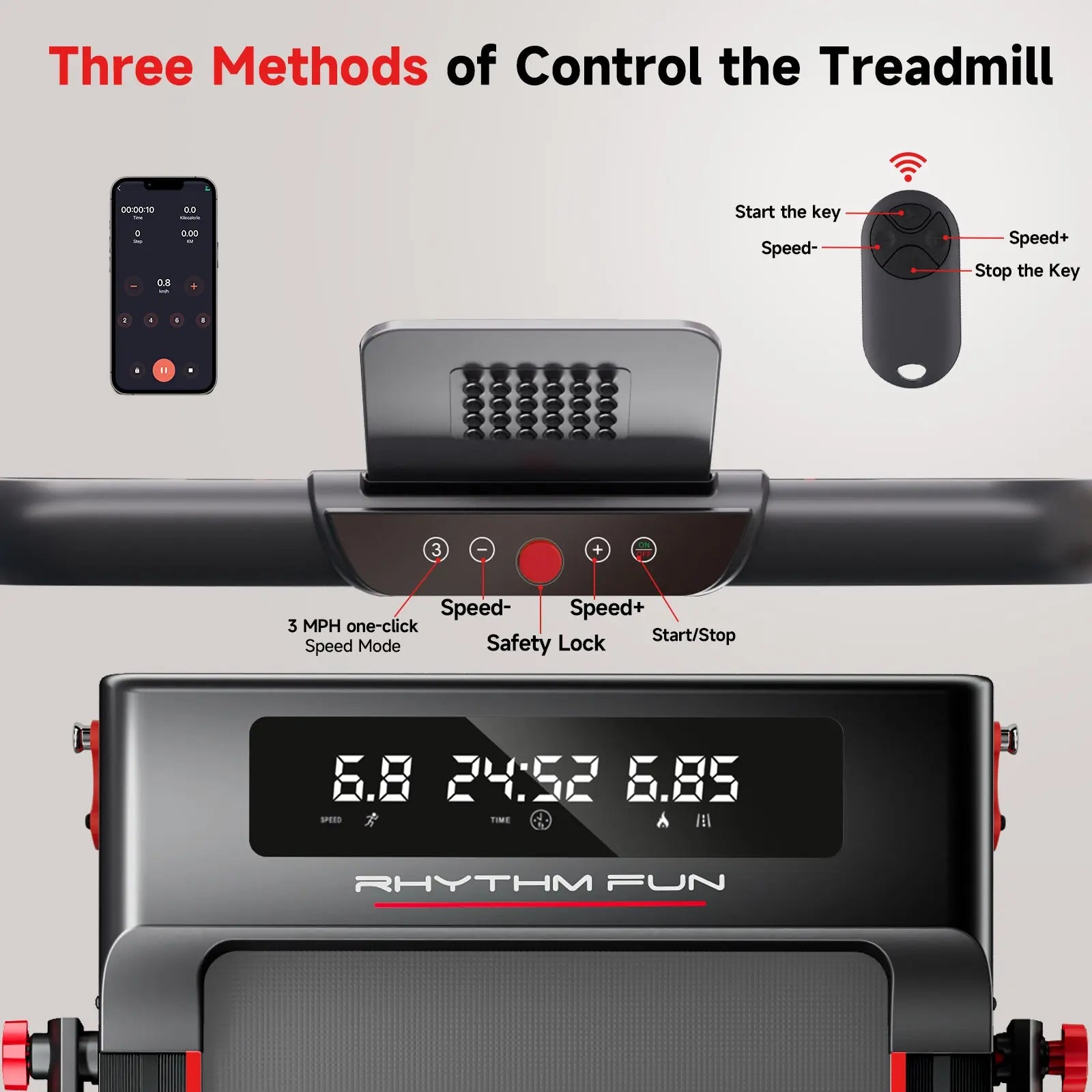 RHYTHM FUN CP05 Treadmill with Incline RHYTHM FUN